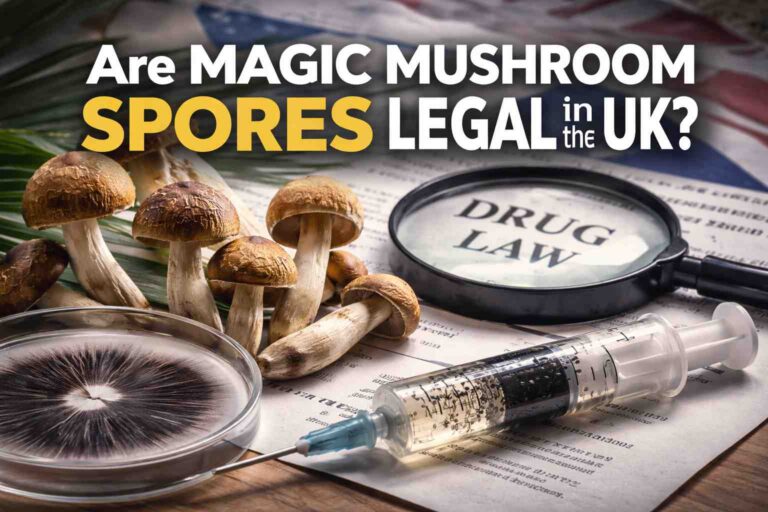 Are magic mushroom spores legal uk
